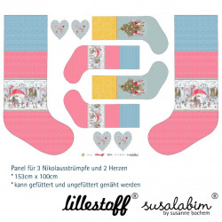 Bio Baumwolle Lillestoff - Susalabims Nikolausstrümpfe Wichtel